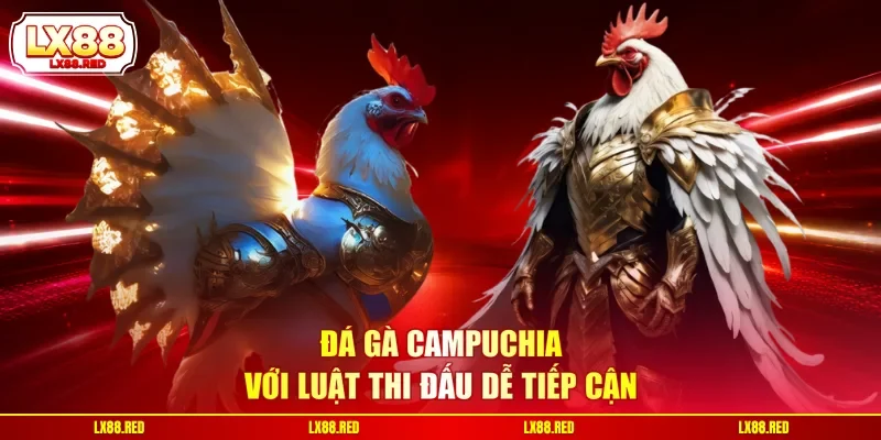 Đá gà Campuchia với luật thi đấu dễ tiếp cận